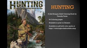 4.6 out of 5 stars. Hunting Coloring Book For Men Digital Download Life Escapes Grayscale Coloring Ebooks Pdf