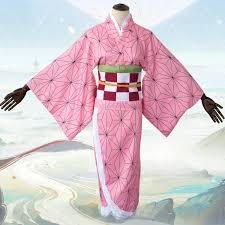 Buy Demon Slayer Kimetsu No Yaiba Kamado Nezuko kimono Cosplay Costume at  affordable prices — free shipping, real reviews with photos — Joom