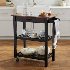 Maybe you would like to learn more about one of these? Buy Amazon Basics Kitchen Island Cart With Storage Solid Wood Top And Wheels Cherry Black Online In Hungary B07mbnm6ly