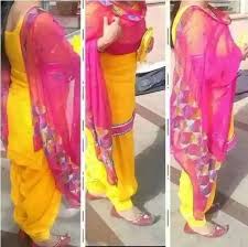 Black And Pink Punjabi Suit Combination Yellow Pink Suit Girl Suits Suit Fashion Punjabi Fashion