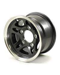 10x6 5 Lug On 4 5 Aluminum S5 Trailer Wheel Gunmetal W Polished Lip S5106545gml Wheels And Tires Gunmetal Fuel Efficient