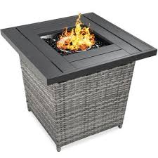 This mini fire pit is small enough to fit on a little patio table, but still provides enough heat to roast marshmallows! Fire Pit Tables Patio Tables The Home Depot