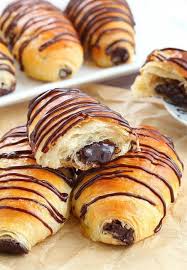 Chocolate Croissants Chocolate Croissant Food Recipes