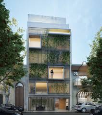 Fachada Verde Jardin Vertical Edificio De Oficinas Edificios Edificios Modernos Fachadas Edificios