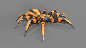 Spider Robot 2 3d Model Spider Robot Robot Animal Robot Concept Art