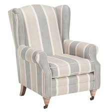 Calluna Striped Fabric Accent Chair Chairs Living Room Fabric Accent Chair Leather Dining Room Chairs Dining Room Chairs Modern