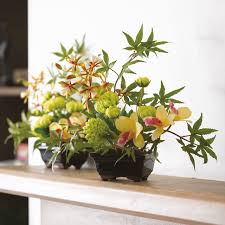 Fabric flowers, feathers, ribbon, wreaths and more make diy decorating easy and fun! Petite Ikebana Orchid Arrangement In Oriental Planter Bloom