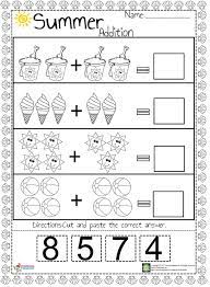 Summer Addition Worksheet Kindergarten Math Worksheets Addition Kindergarten Addition Worksheets Addition Worksheets