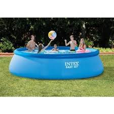 Easy Set Pool Ideas Intex Easy Set 15 Ft Round X 42 In Deep Inflatable Pool With 1 000 Gph Filter Pump 26165eh The Ho In 2020 Easy Set Pools Inflatable Pool Intex