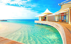 Hd Wallpaper Luxury Water Bungalows Scenery Hd Wallpaper Brown And White Beach Houses Wallpaper Flare Find images of luxury house. luxury water bungalows scenery hd