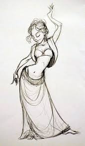 Belly Dancer Theme Photo And Artwork The Drawing Club Art Drawings Animated Drawings