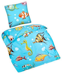 Bunte Bettwasche 135x200 Cm Kinder Jungen Madchen Fische Baumwolle Reissverschluss Meerestiere Fisch Unterwasserwe Bettwasche Kinder Bunte Bettwasche Bettwasche