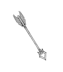 arrow tattoo flash design sketch dessin coloriage de peppa pig