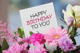 Great gif of a happy birthday wishes for a girl. Animated Happy Birthday To You With Flowers Gif Wordsjustforyou Com