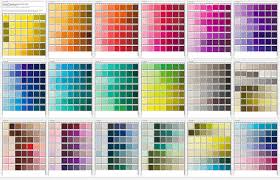 General Color Chart 5 Plus Printable Charts For Word And Pdf