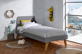 Lit simple 90x200 état neuf! Lit 90x200 Scandinave Gris