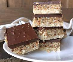 No Bake Walnut Crumble Bars Bake It Paleo Recipe Crumble Bars Raw Dessert Recipes Fudgy Chocolate