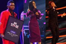 Berikut merupakan carta kedudukan peserta bagi konsert akhir (final) big stage 2020. Carta Kedudukan Dan Markah Peserta Konsert Big Stage 2019 Minggu Ketiga Iluminasi