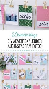 Diy Adventskalender Mit Instagram Fotos Basteln Inkl Druckvorlage Zum Download Adventskalender Diy Adventskalender Und Adventskalender Zum Ausdrucken