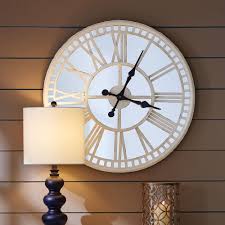 Wall clocks for the home or office. Ivory Mirror Clock Piper Classics Mirror Wall Clock Clock Wall Decor Wall Clock Design
