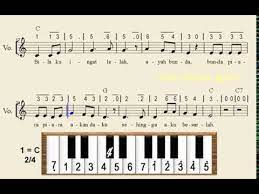 Check spelling or type a new query. Notasi Lagu Bunda Piara Notasi Lagu Anak Indonesia Youtube