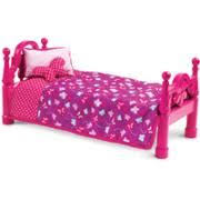 Customer Reviews My Life As Bed With Bedding 18 Doll Pink Walmart Com American Girl Doll Accessories Doll Bed Doll Beds