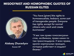 How do we know they're the hottest? Misogynist And Homophobic Quotes Of Russian Elites Aleksey Zhuravlov On Lgbt Rights Uacrisis Org