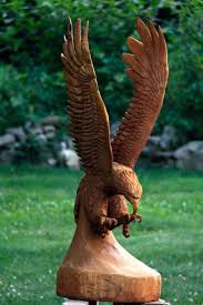 Carvingpost New Eagle Carving Tutorial Chainsaw Wood Carving Chainsaw Carving Wood Carving Art