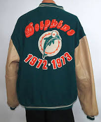Shop official apparel of the miami dolphins in the world's largest collection of jerseys, hats, shirts, masks, bags, sweatshirts, and more for adults and kids. Vtg Miami Dolphins 1972 Throwback Wool Leather Jacket Xl Mirage 90s Varsity Nfl Ebay