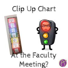Clip Up Chart In The Faculty Meeting Teacher Tech