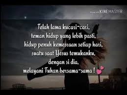 Ini bukan lagu cinta oo. Telah Lama Kucari Cari Teman Hidup Lyrics Coverby Arnykahwd Youtube