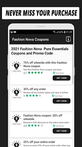Check spelling or type a new query. Coupons For Fashion Nova For Android Apk Download