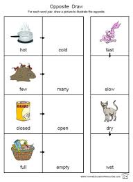 Oppositesworksheets3 Jpg 400 546 Pixels Opposites Worksheet Free Kindergarten Worksheets Kindergarten Worksheets