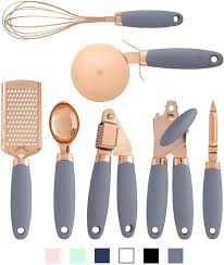 Check spelling or type a new query. Amazon Com Cook With Color 7 Pc Kitchen Gadget Set Copper Coated Stainless Steel Utensils With Soft Touch Grey Handles Kitchen Dining