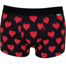 Suneducationgroup Com Navy Happy Socks Happy Hearts Men S Boxer Trunk Clothes Shoes Accessories Fashion