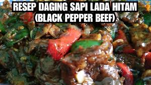 Haluskan bawang putih dan bawang merah dan tumis sampai harum dengan minyak goreng. Resep Daging Sapi Lada Hitam Black Pepper Beef Youtube