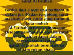 Surat ini adalah surat favorit yang sangat mudah dihafalkan. Surat Al Fatihah Terdiri Dari 7 Ayat Dan Terdapat Di Dalam Jus 30 Dan Tergolong Surat Makiyah Yaitu Surat Yang Turun Di Kota Mekah Al Fatihah Artinya Ppt Download