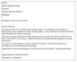La Carta Escritura Icarito Texto Informativo Carta Formal Escritura