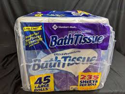 Member's Mark Ultra Premium Bath Tissue -45 Large Rolls-
