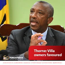 Opposition Leader Ralph Thorne believes Government is treating wealthy  villa owners more favourably than it is responding to “the pleas of  fisherfolk” whose livelihoods were hit by Hurricane Beryl. His position has