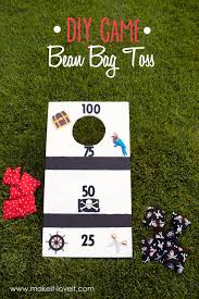 Use the same motion as shooting a basketball to lob the bag at the board. Diy Bean Bag Toss Fun For The Whole Family Make It And Love It