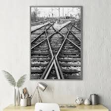 Piston images stock photos vectors. Rel Kereta Api Dinding Art Cetakan Rel Kereta Api Foto Hitam Dan Putih Poster Kanvas Lukisan Dinding Gambar Dekorasi Rumah Painting Calligraphy Aliexpress