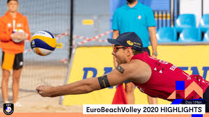 Each team tries to score points by grounding a ball on the other team's court under organized rules. Men Beach Volleyball Day 1 Highlights Eurobeachvolley 2020 Youtube