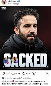 Garnacho gillar inlägg som tillkännager Ruben Amorims sparkning på United :  r/chelseafc