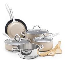 Greenpan Cc001916 001 Lima Bronze 12pc Ceramic Non Stick Https Www Amazon Com Dp B07gxxt7t9 Ref Cookware Set Ceramic Non Stick Ceramic Nonstick Cookware