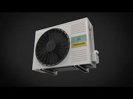 3d Air Conditioner Model 3d Model Air Conditioner House 3d Model