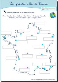 Les régions et départements sont délimités. 4 Fichiers A Telecharger Pour L Instruction En Maths Et En Geo Carte De France A Imprimer Ville France Carte De France