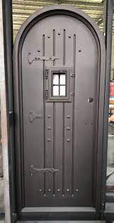 We can work with you to create custom doors, windows, garage doors, railings, gates. Wrought Iron Door El1010 Monarch Custom Doors