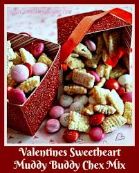 I'm sure i will make my world famous chocolate covered strawberries (because they have already been requested, who knew you could put in requests for valentines gifts. Valentines Sweetheart Muddy Buddy Chex Mix With M M Candy