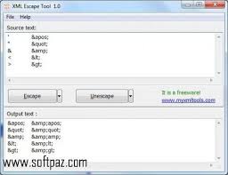 Get The Xml Escape Tool Software For Windows For Free Download With A Direct Download Link Having Resume Support From Softpaz Software Freeware Double Quote